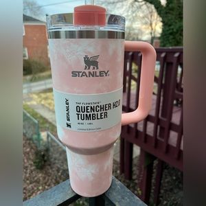 Stanley Quencher Peach Tie Dye